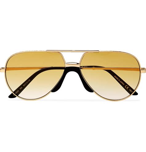 gucci 18k gold sunglasses|gold gucci sunglasses for men.